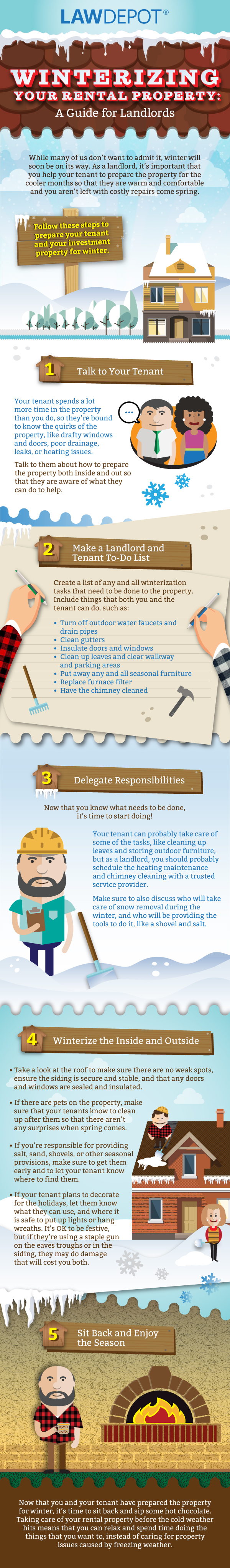 Winterizing Your Rental Property Infographic